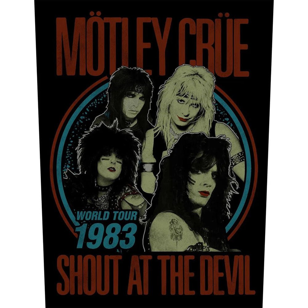 MOTLEY CRUE モトリークルー (来日 40周年 ) - SHOUT AT THE DEVIL / ワッペン - PGS